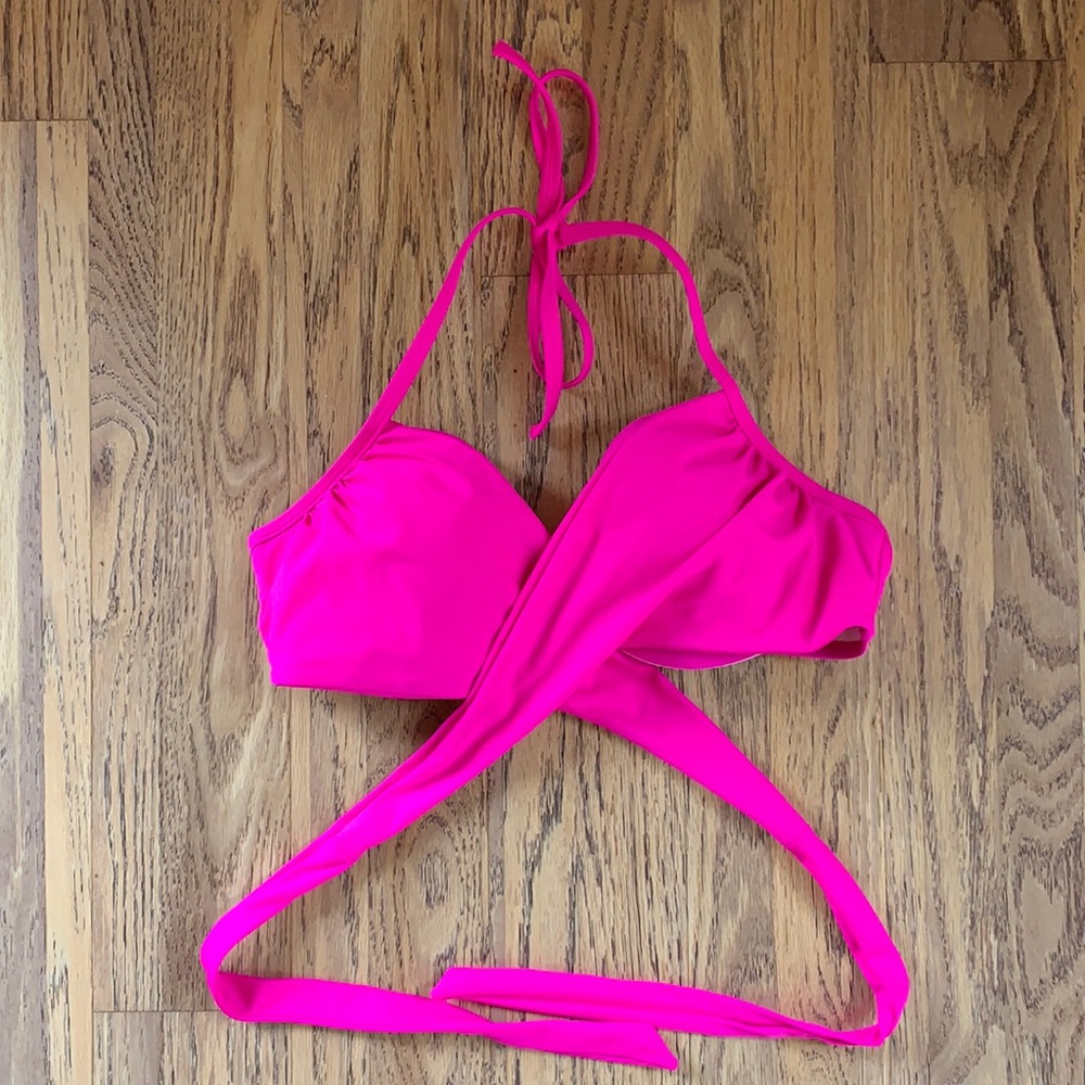 Victoria’s Secret Wrap Tie Halter Bikini Top 36C